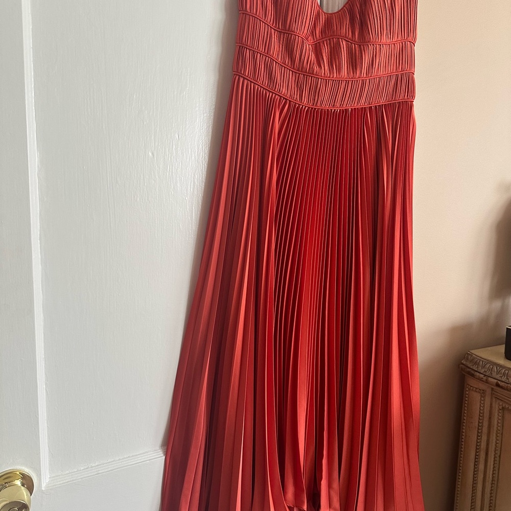 AMUR Strapless Red Dress